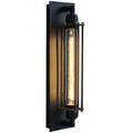 Retro Industrial Edison Long Flute Glass Wall Light