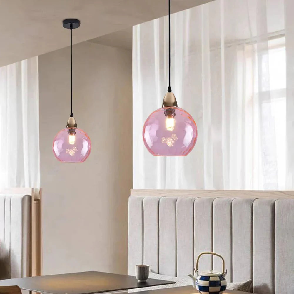 Modern LED Nordic Ceiling Glass Ball Pendant Light