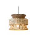 Handwoven Hemp Rope Rattan Veil Pendant Light
