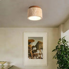 The Stone Travertine Japandi Ceiling Fixture