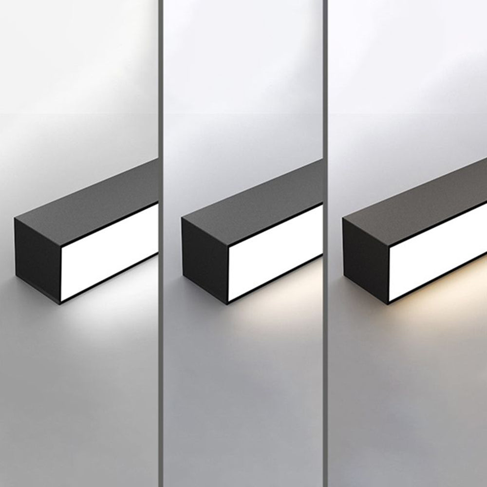 Solin Modern Linear Black Ceiling Light for Living Room