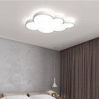Cloud Flush Light Fixture Contemporary Acrylic LED Bedroom Close to Ceiling Lamp