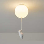 Aria Ceiling Light Bear Balloons White Metal/Acrylic Bedroom