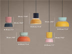Irina Colorful Bowl Shade Pendant Light