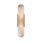 2 Bulbs Bar Flush Mount Colonial Gold/Black Marble Wall Sconce Lighting for Dining Room