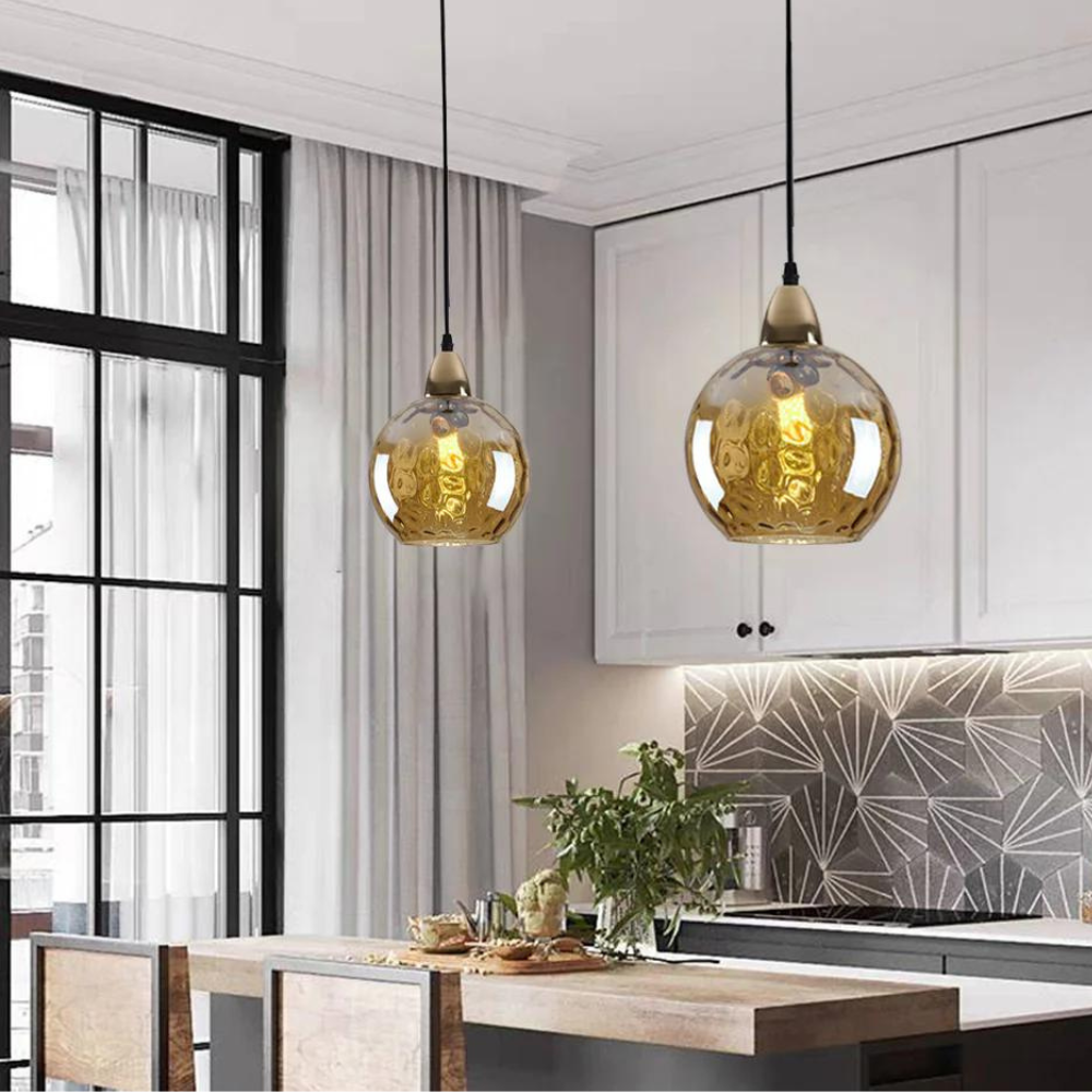 Modern LED Nordic Ceiling Glass Ball Pendant Light