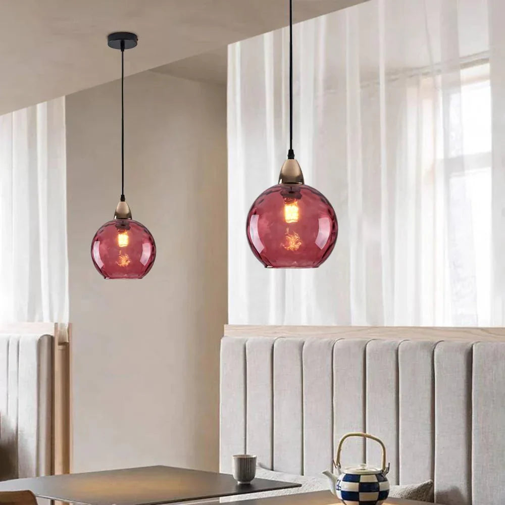 Modern LED Nordic Ceiling Glass Ball Pendant Light