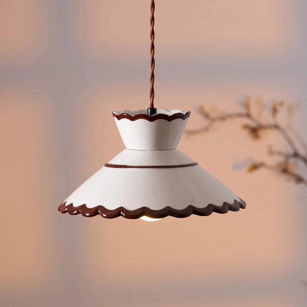 Fall Classic Vintage Ceramic Pendant Light