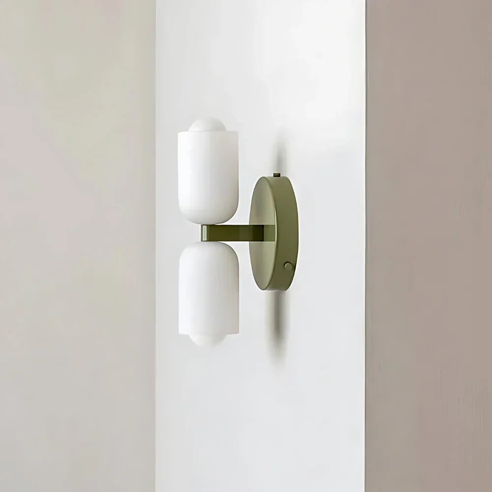 Elegance Cream Acrylic Metal Base Minimalist Wall Light