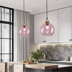 Modern LED Nordic Ceiling Glass Ball Pendant Light