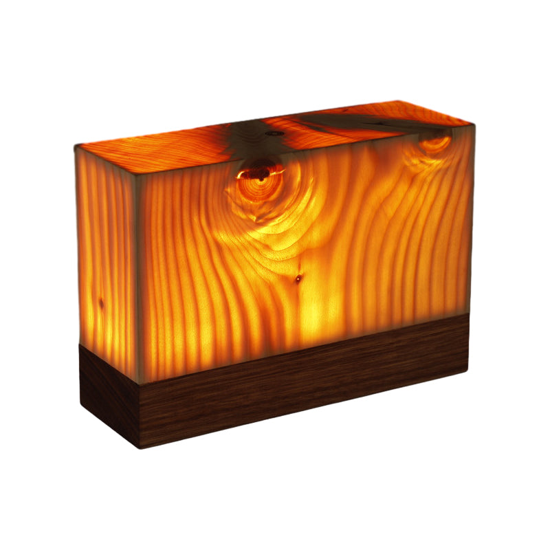 Stylish LED Table Lamp - WoodGlow