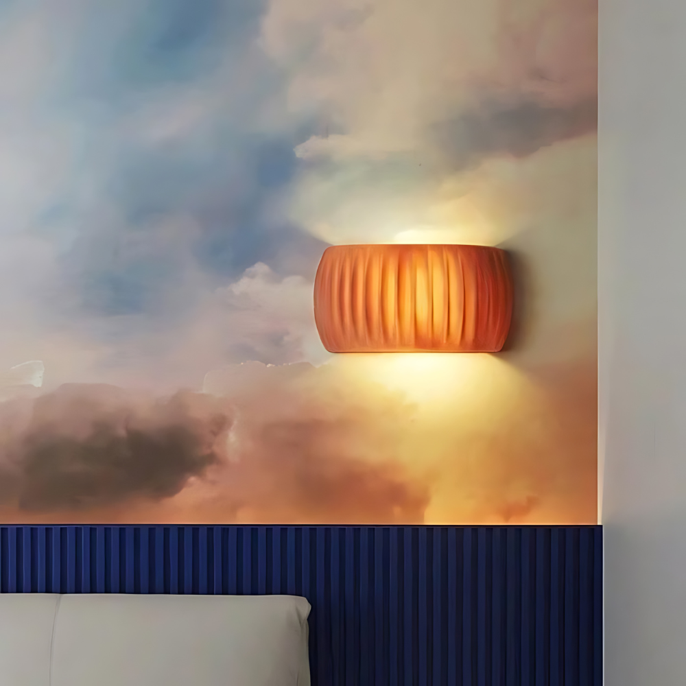 The Sun of Art Deco Resin Wall Light