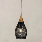 Handmade Rattan Tapestry Pendant Light