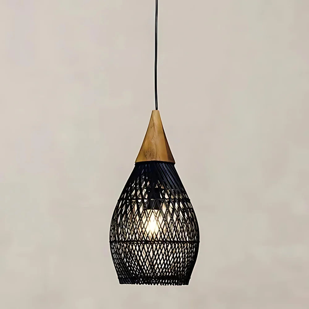 Handmade Rattan Tapestry Pendant Light