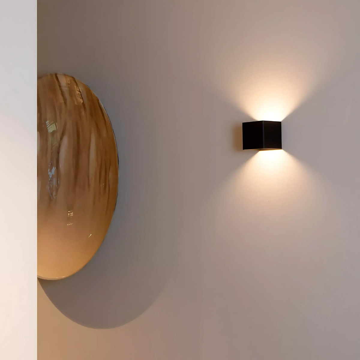 Nordic The Bright Square Waterproof Outdoor Wall Light