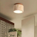 The Stone Travertine Japandi Ceiling Fixture