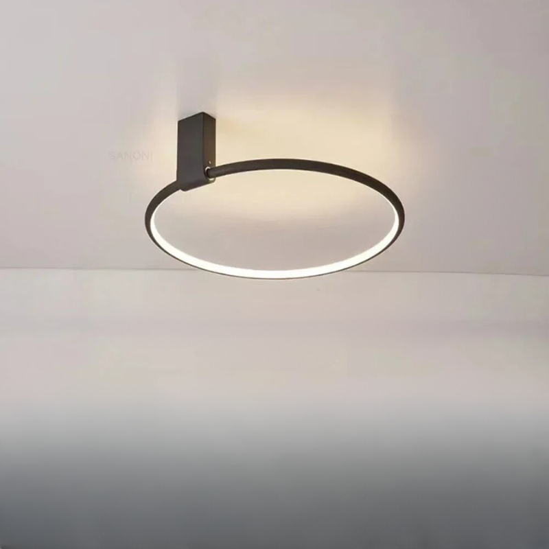 Aurenza - Modern Round LED Ceiling Light for Living Room or Bedroom