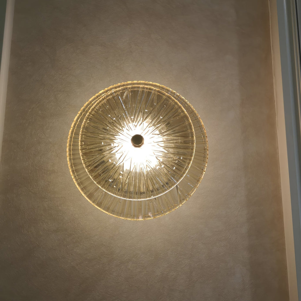Round Crystal Wall Light