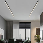 Solin Modern Linear Black Ceiling Light for Living Room