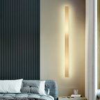 Azin Simple Linear Wall Sconce Black/Gold Living Room
