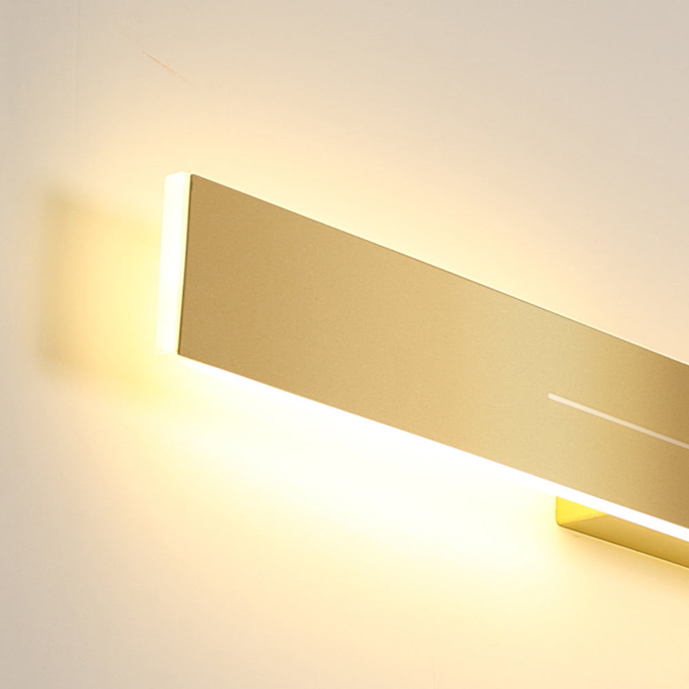 Azin Simple Linear Wall Sconce Black/Gold Living Room
