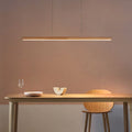 Xylo Linear Suspension Light Design in Wood