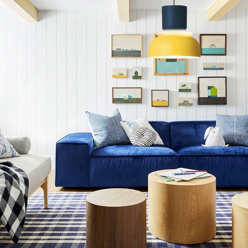 Irina Colorful Bowl Shade Pendant Light