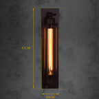 Retro Industrial Edison Long Flute Glass Wall Light