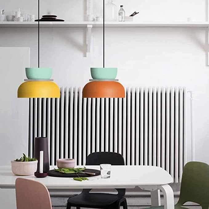 Irina Colorful Bowl Shade Pendant Light