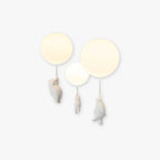 Aria Ceiling Light Bear Balloons White Metal/Acrylic Bedroom
