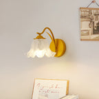 French Flower Vintage Acrylic Wall Light