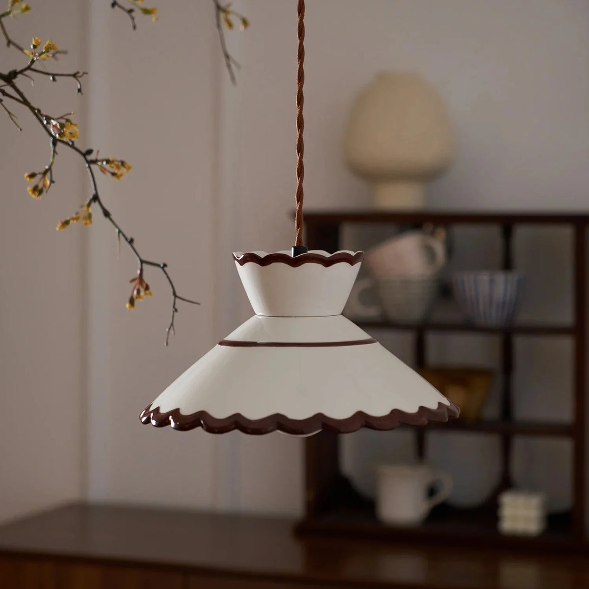 Fall Classic Vintage Ceramic Pendant Light