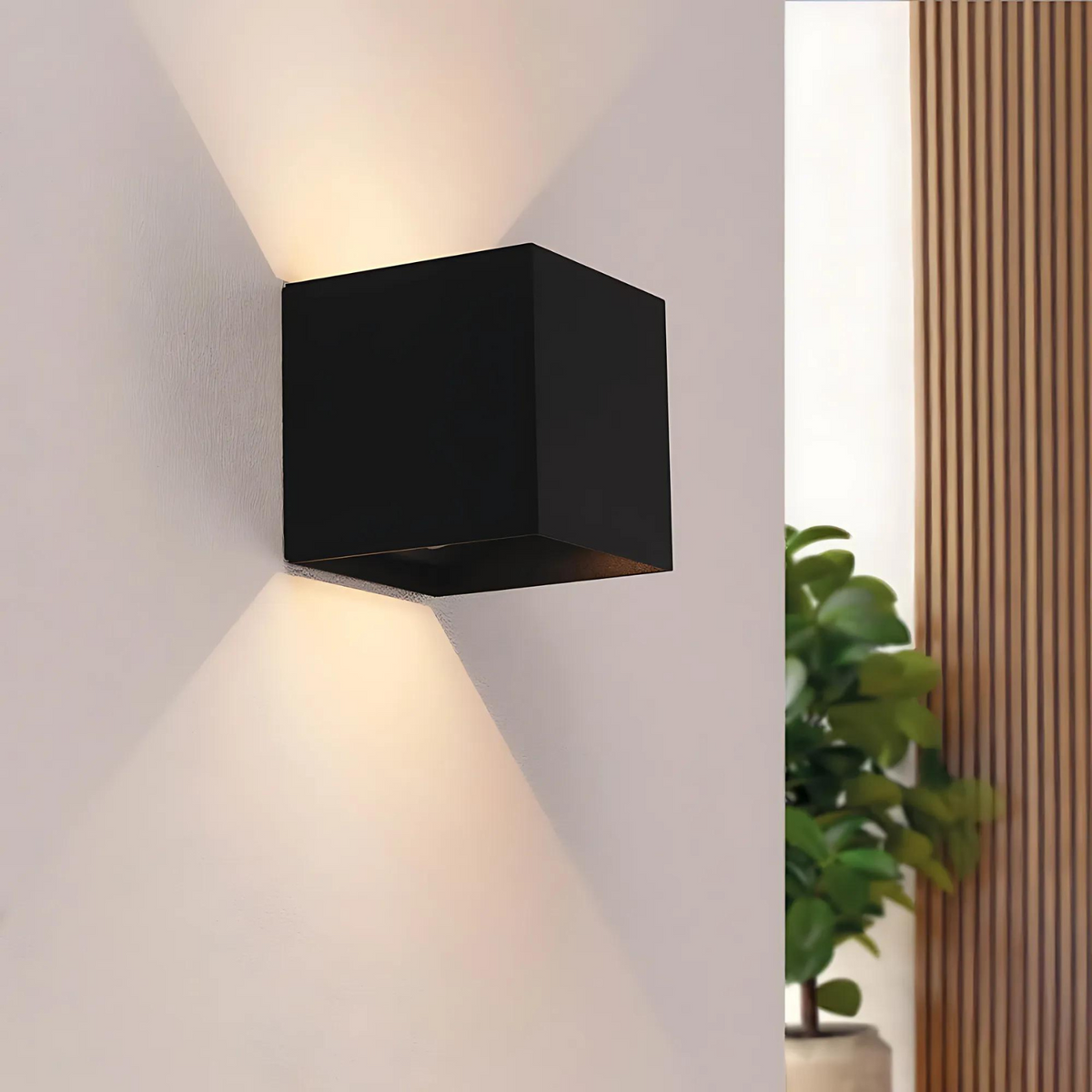 Nordic The Bright Square Waterproof Outdoor Wall Light