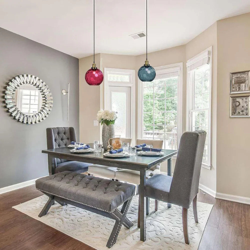 Modern LED Nordic Ceiling Glass Ball Pendant Light