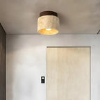 The Stone Travertine Japandi Ceiling Fixture