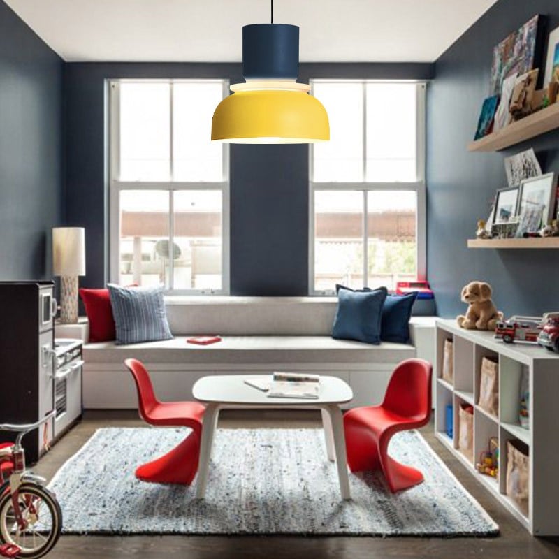 Irina Colorful Bowl Shade Pendant Light