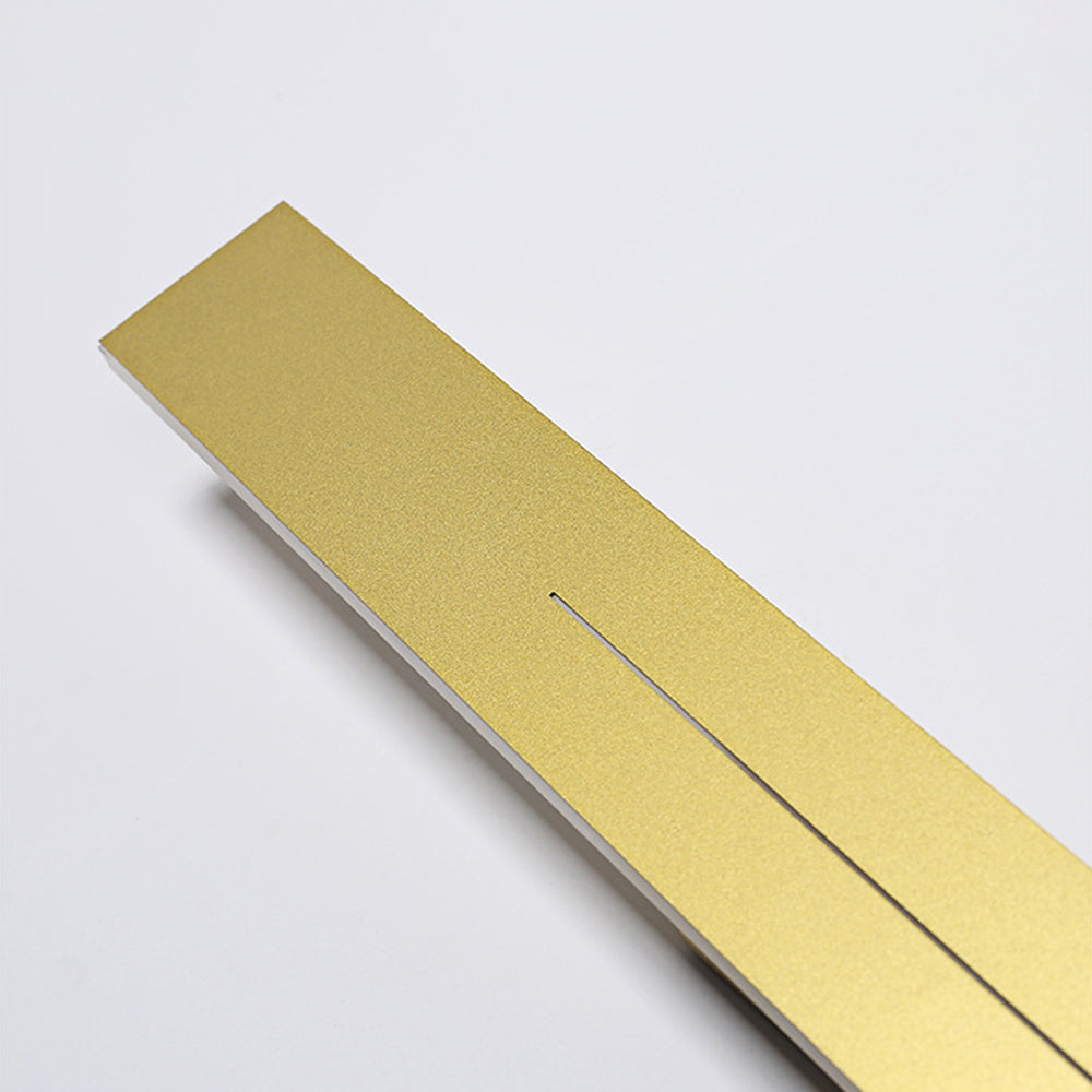 Azin Simple Linear Wall Sconce Black/Gold Living Room