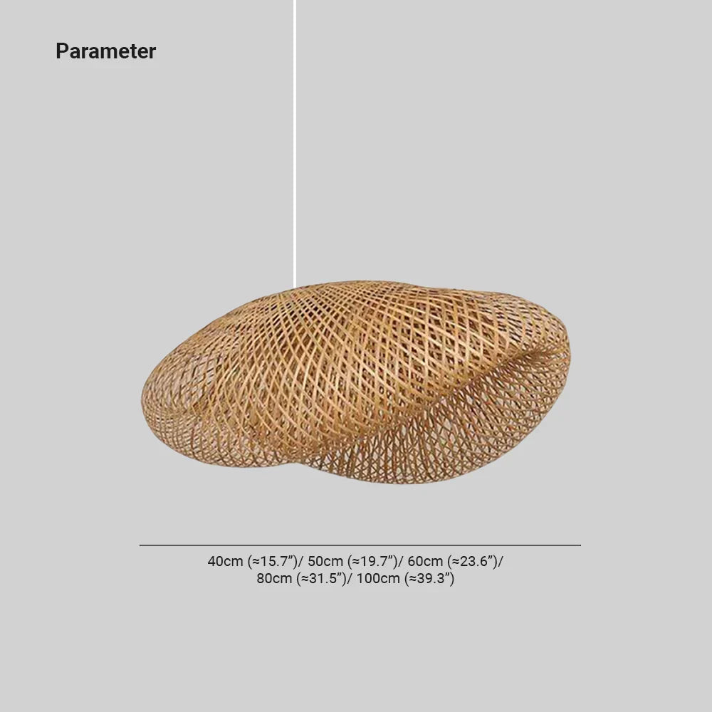 Aira Handwoven Natural Bamboo Pendant Light