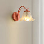 French Flower Vintage Acrylic Wall Light
