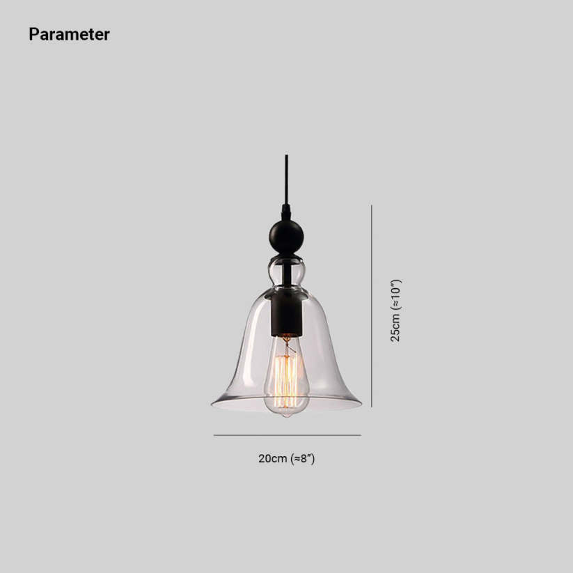 Arisha Vintage Industrial Bell Pendant Light