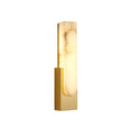 Agatha Modern Artificial Alabaster Minimalist Wall Light
