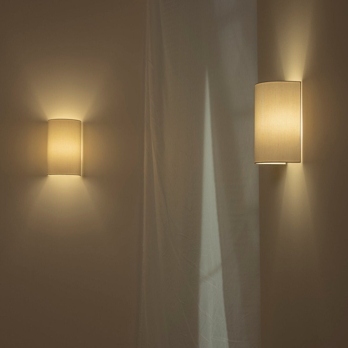 Zenform Glow Japanese Wabi-Sabi Fabric Wall Lamp