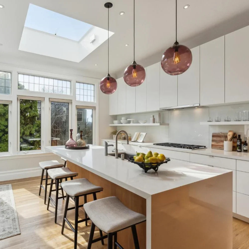 Modern LED Nordic Ceiling Glass Ball Pendant Light