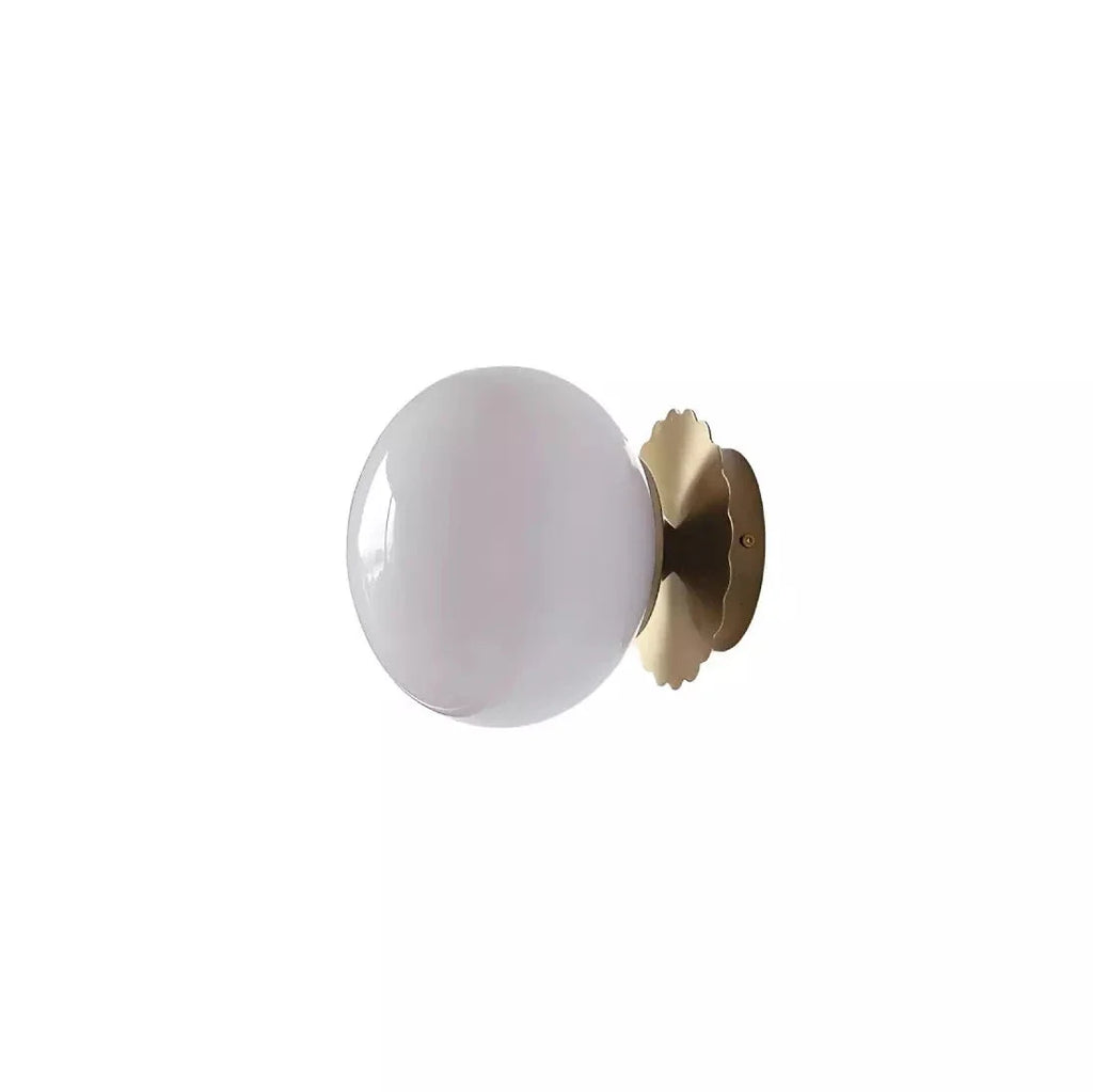Roselle Nordic Pink Glass Wall Light