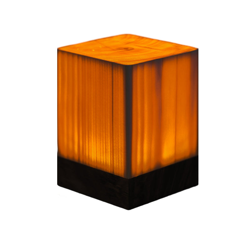 Stylish LED Table Lamp - WoodGlow