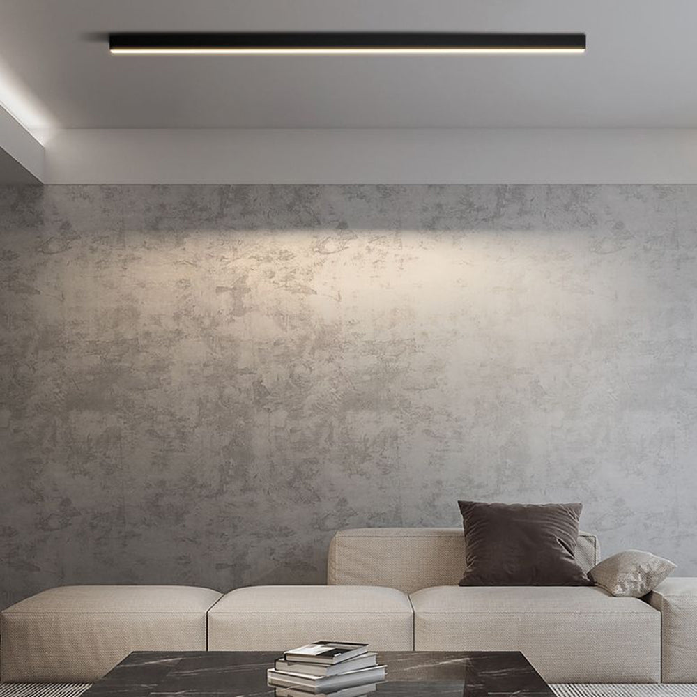 Solin Modern Linear Black Ceiling Light for Living Room