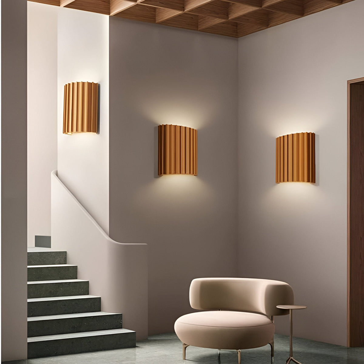 Nordic Resin Clarity Minimalist Wall Light