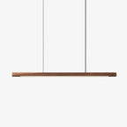 Xylo Linear Suspension Light Design in Wood