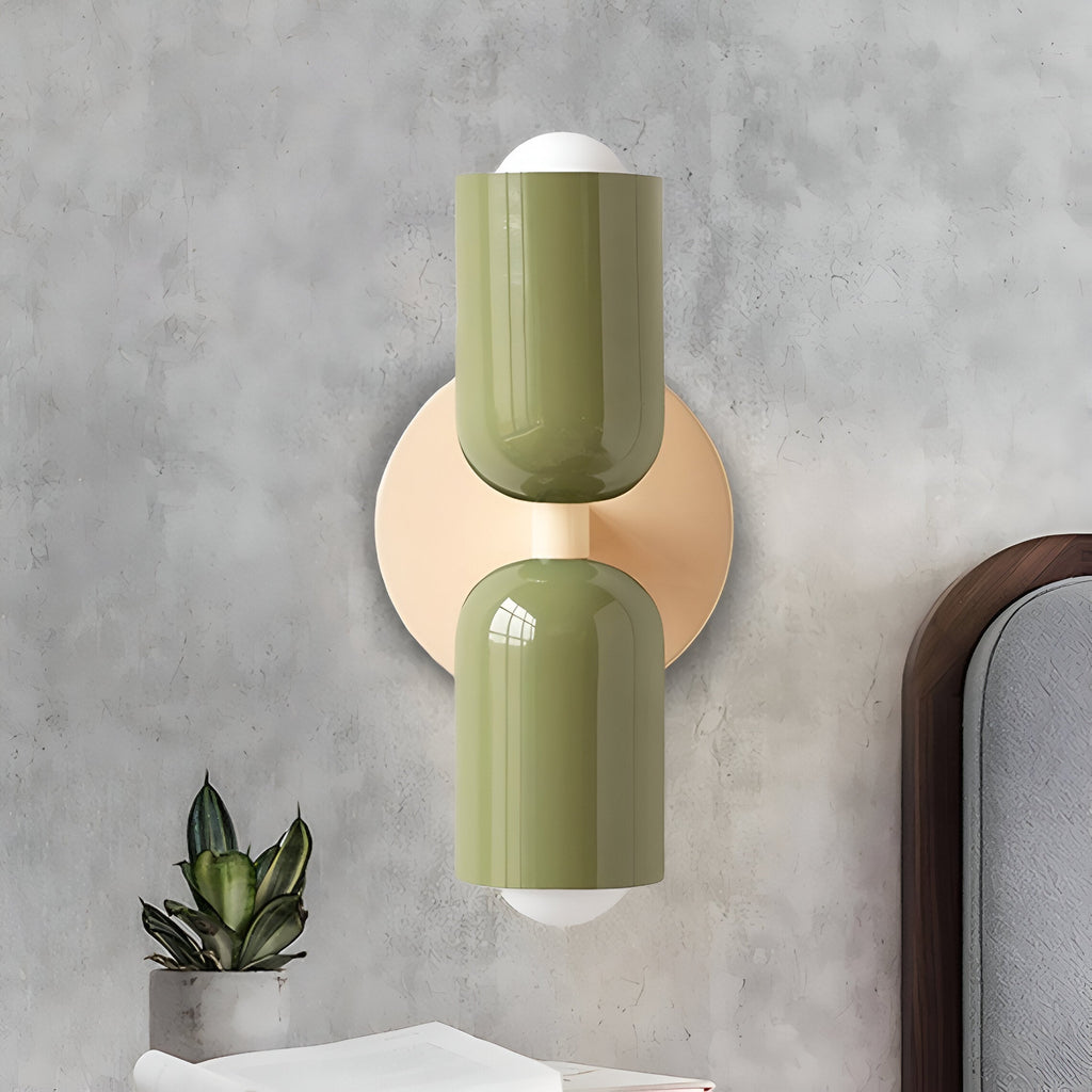 Nordic Macaron Double Head Iron Wall Light