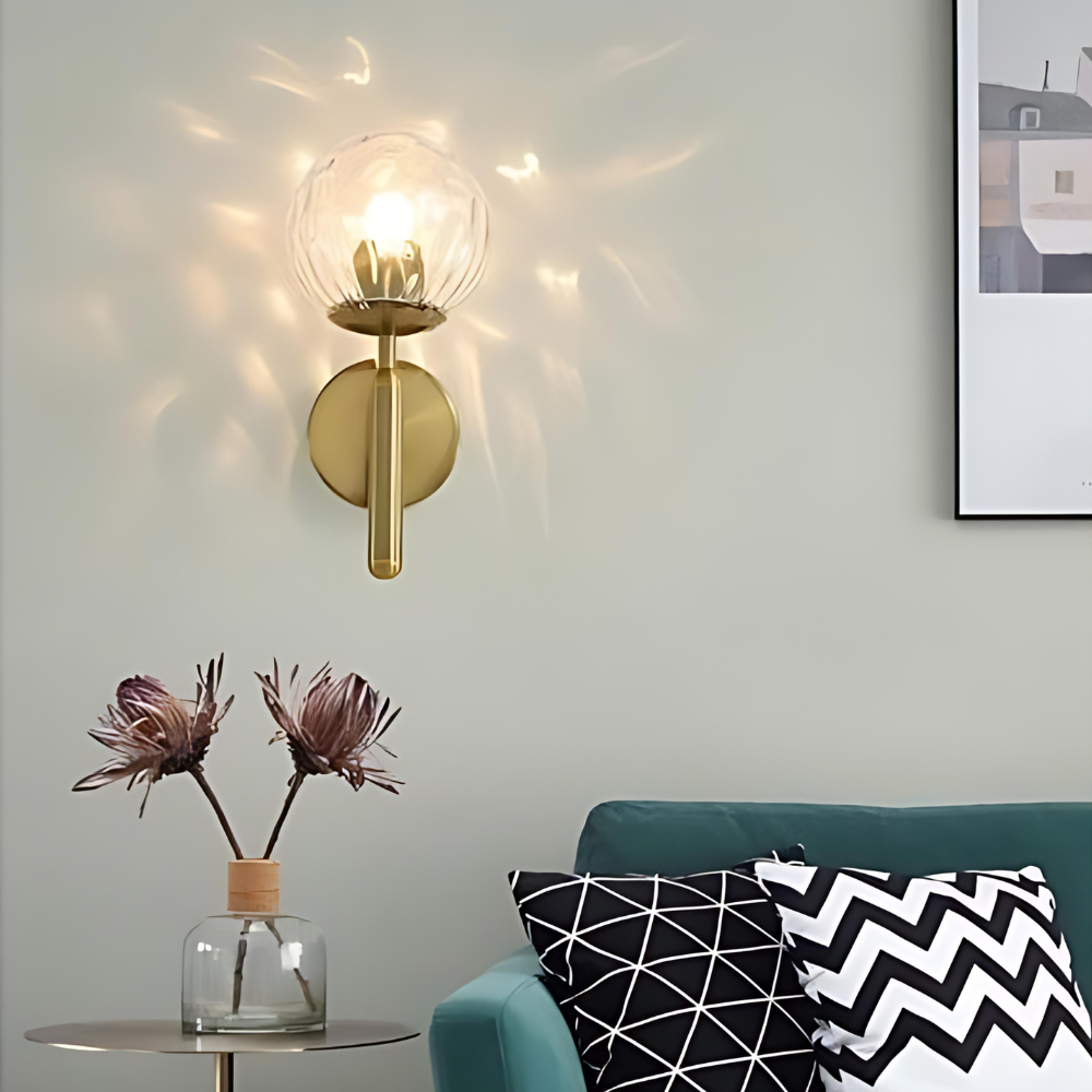 Minimalist Globe Mystical Radiance Wall Light
